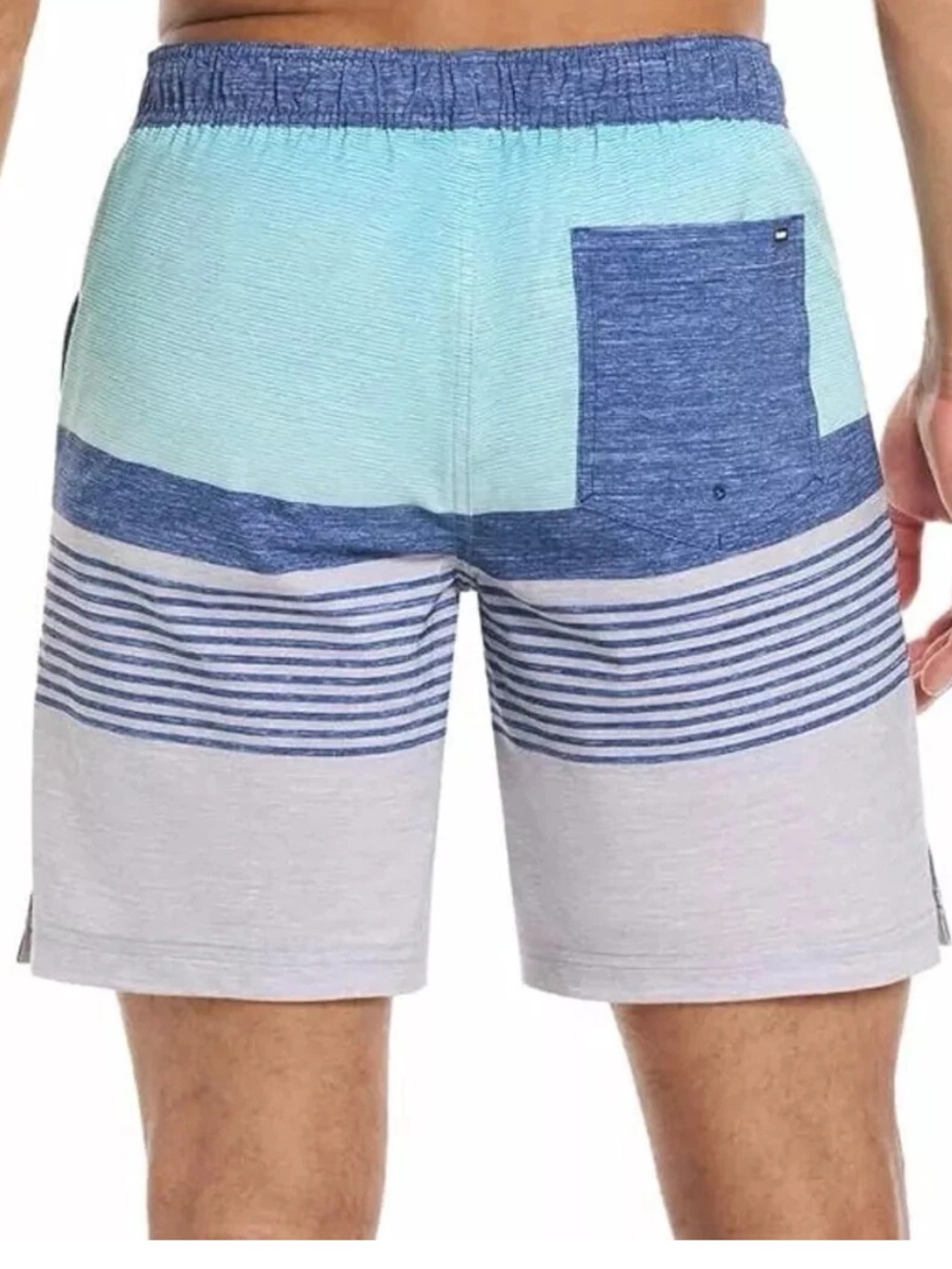 Hurley Men’s Multicolor Striped Logo Regular Fit Swim Shorts Size L NWT - Picture 2 of 10